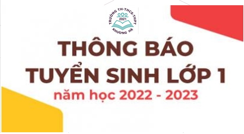 THÔNG BÁO MỞ HỆ THỐNG TUYỂN SINH VÀO LỚP 1