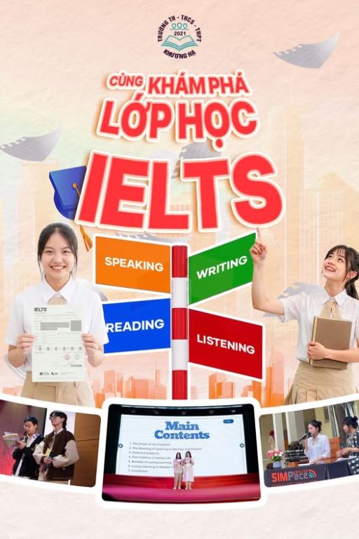 ✨ĐỘT NHẬP LỚP HỌC IELTS KHỐI 10 TẠI TRƯỜNG TH, THCS VÀ KHƯƠNG HẠ 💨