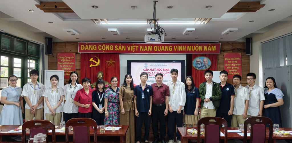 🎓 GẶP MẶT, ĐỘNG VIÊN HỌC SINH KHỐI 12 THAM DỰ ĐỘI TUYỂN THI CẤP THÀNH PHỐ